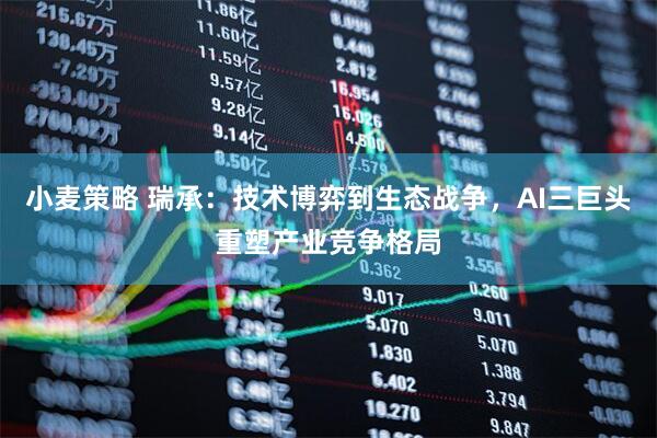小麦策略 瑞承：技术博弈到生态战争，AI三巨头重塑产业竞争格局